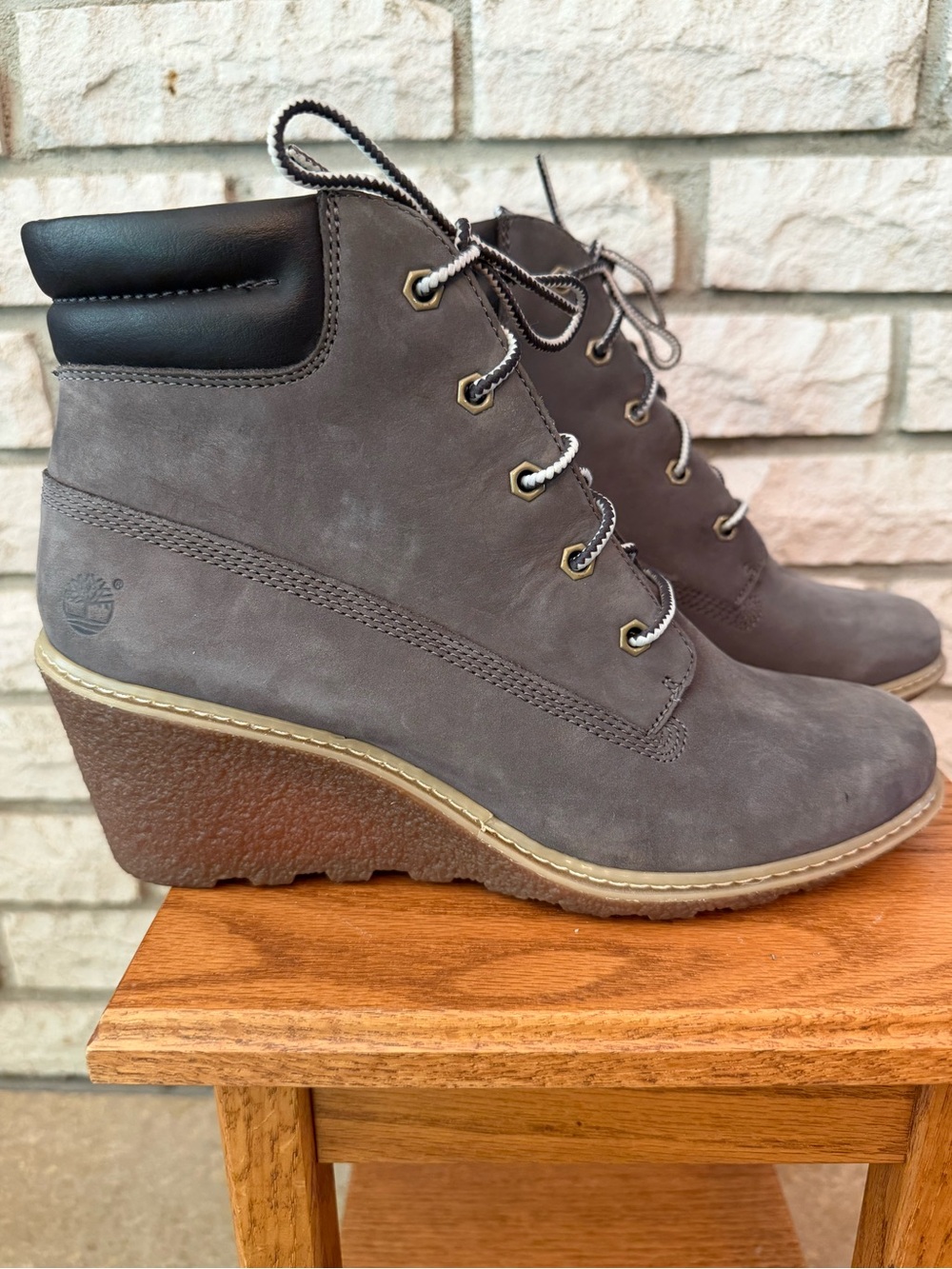 Timberland Earthkeepers Amston Gray Suede Size 8.5